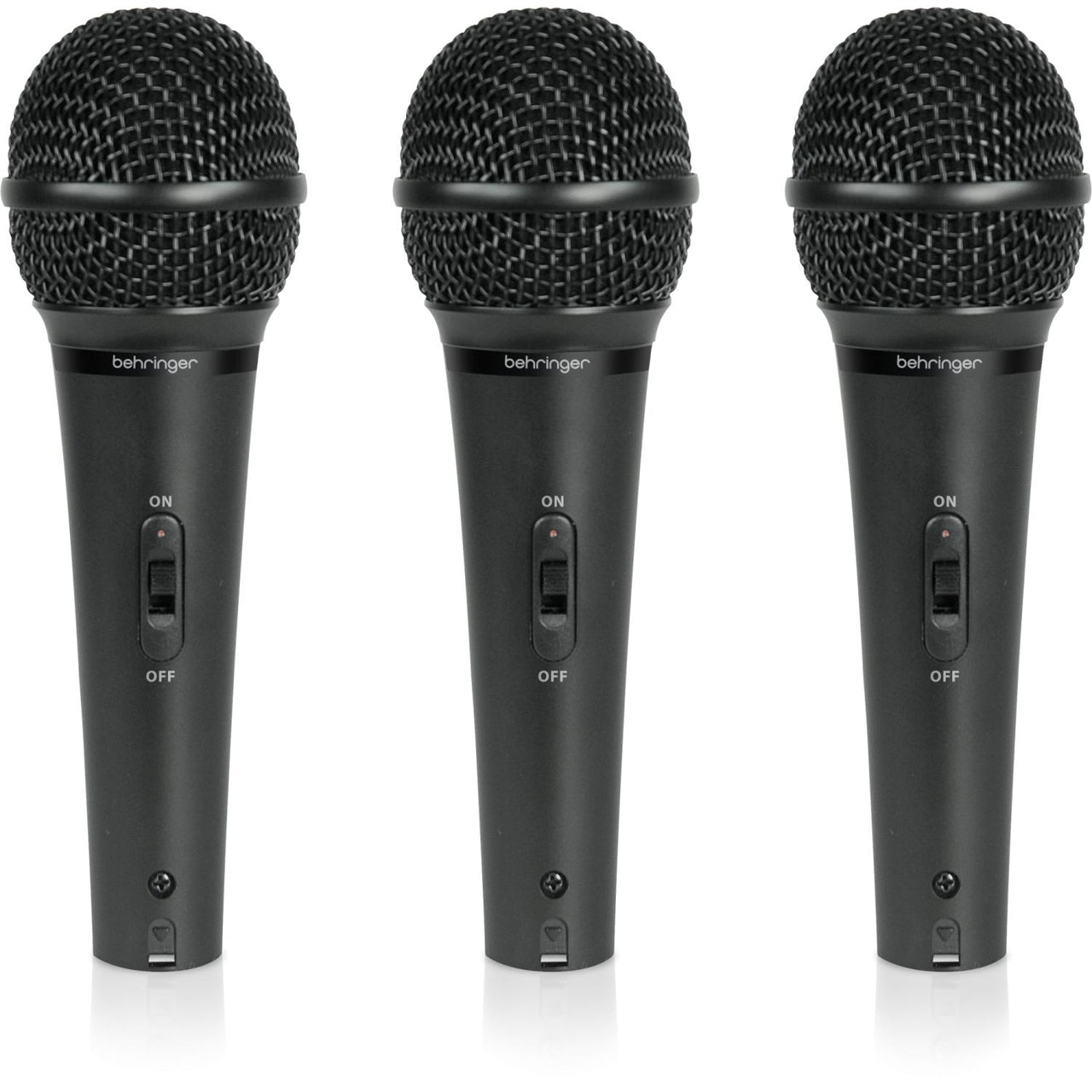 Paquete De Microfonos Behringer De Voces Dinamico (3 Pack), Xm1800s