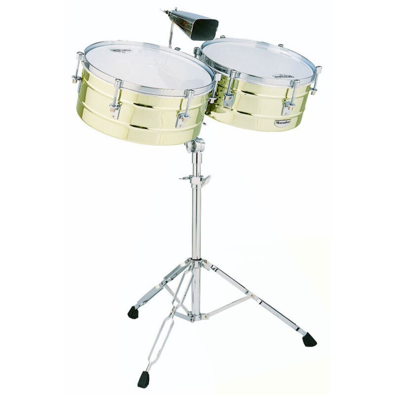 Timbales Matador14"/15" Laton C/atril Sop/cen, M257b