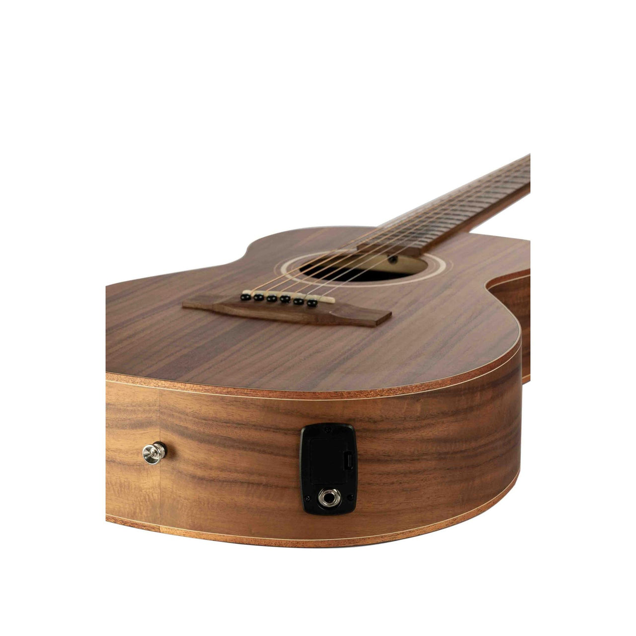 Guitarra Electroacustica Bamboo Koa 38" C/funda, Ga-38-koa-q