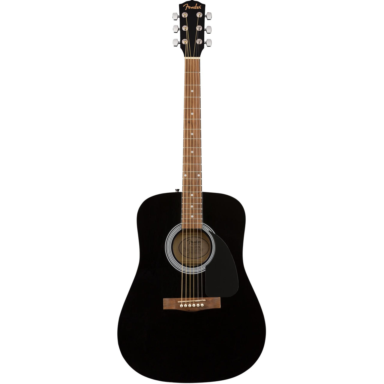 Paquete Fender Fa-115 Black Guitarra Acustica Dreadnought 0971210506