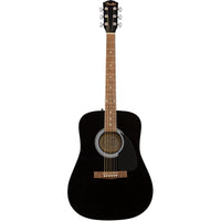 Thumbnail for Paquete Fender Fa-115 Black Guitarra Acustica Dreadnought 0971210506