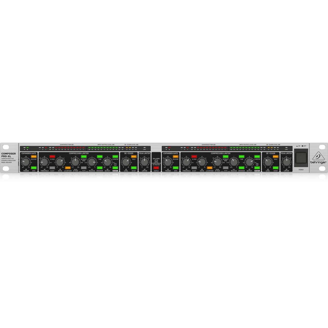 Compresor Limitador Behringer Mdx2600 V2 Con Expansor 2 Canales