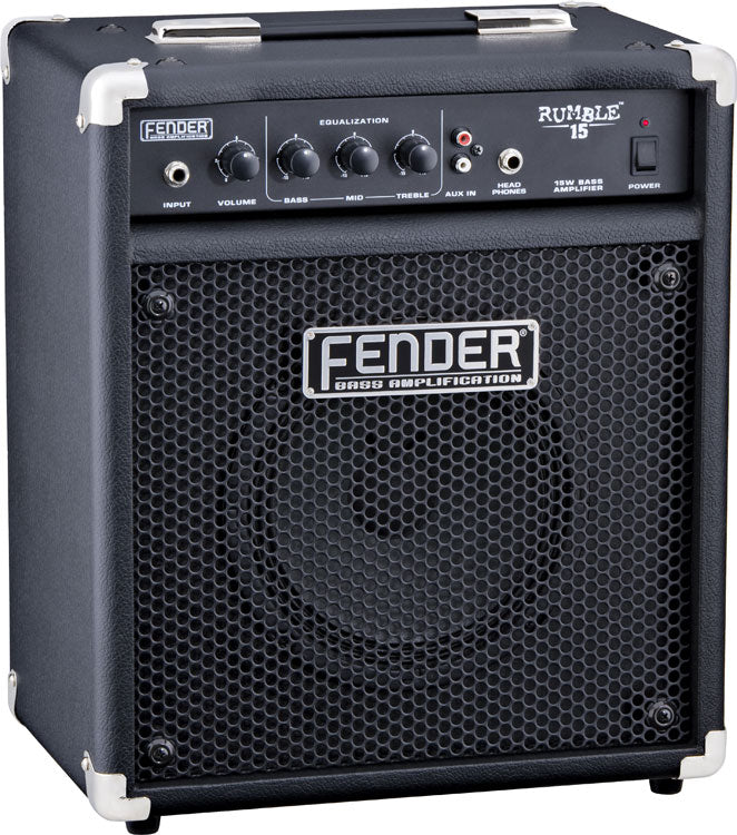 Amplificador Fender Rumble 15 V2 120 V Para Bajo Eléctrico 1x8" 2315300020