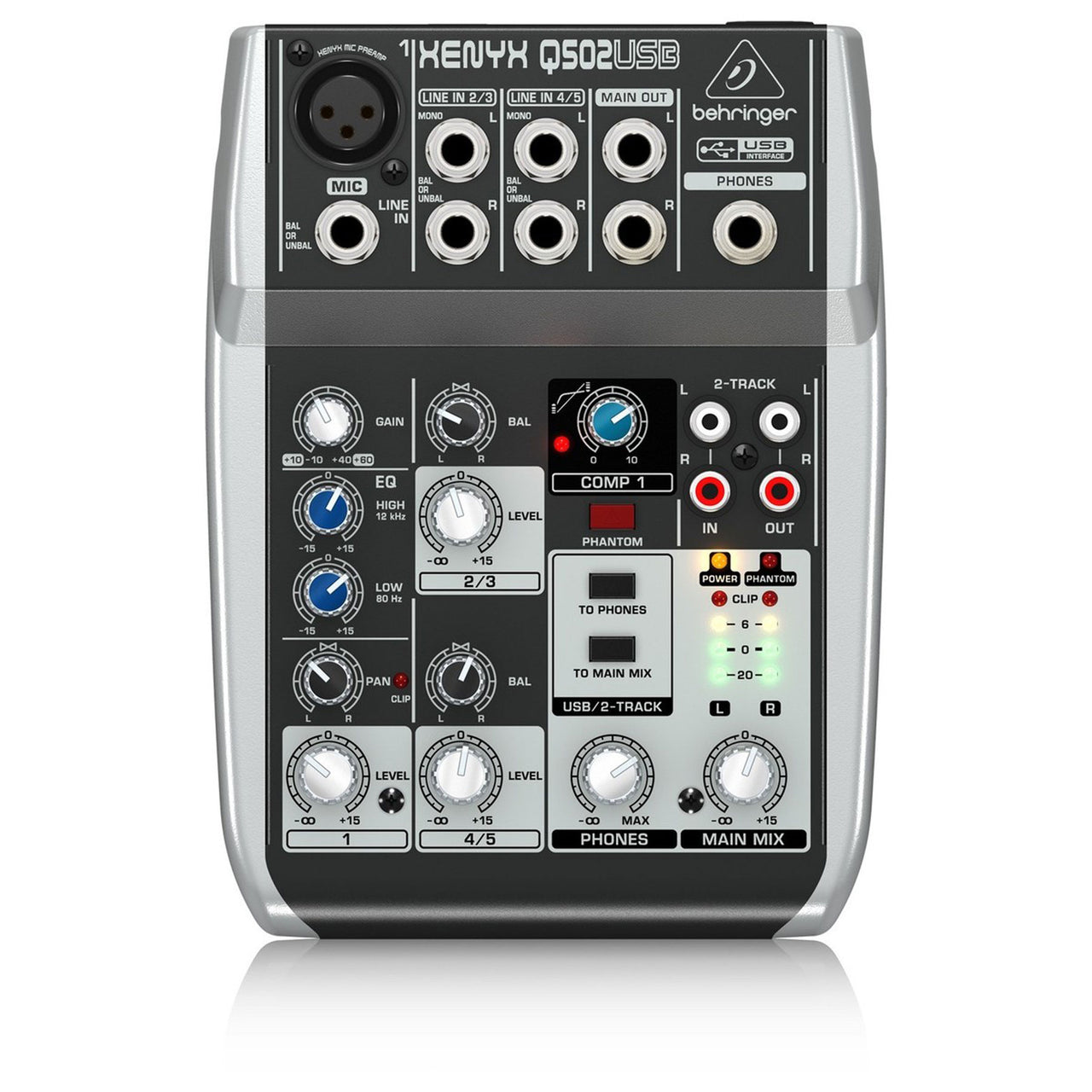 Mezcladora Behringer Usb/Audio Interfase, Q502usb