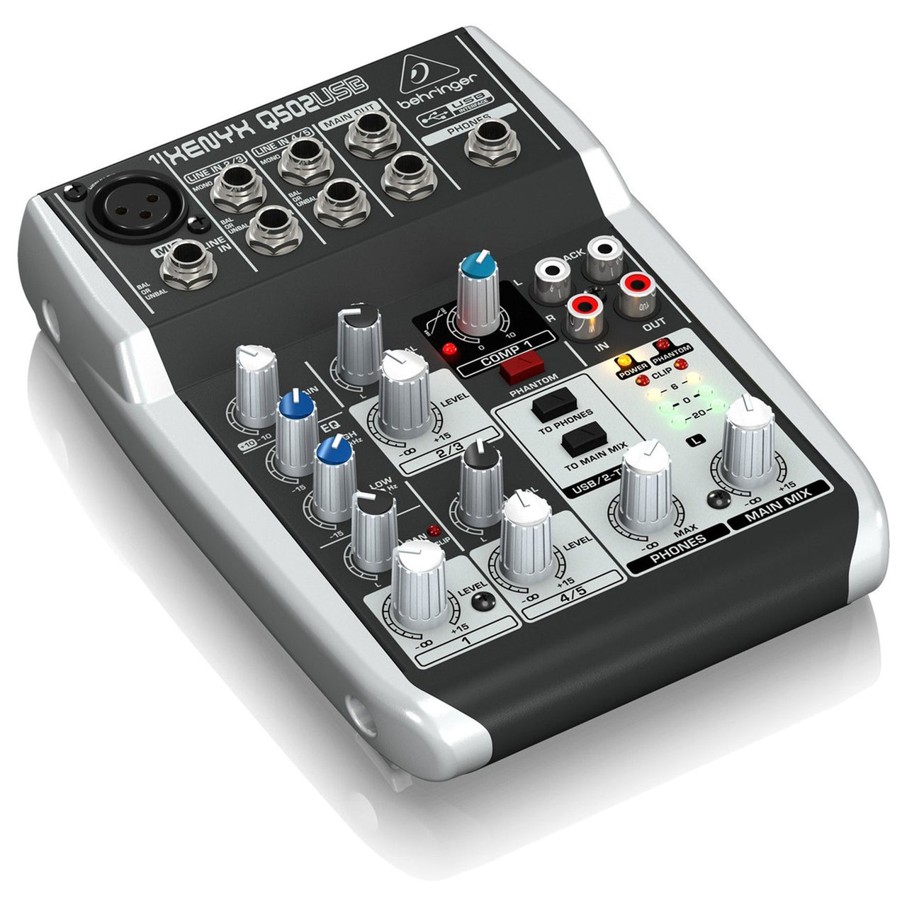 Mezcladora Behringer Usb/Audio Interfase, Q502usb