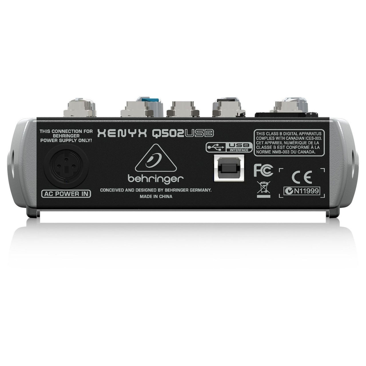 Mezcladora Behringer Usb/Audio Interfase, Q502usb