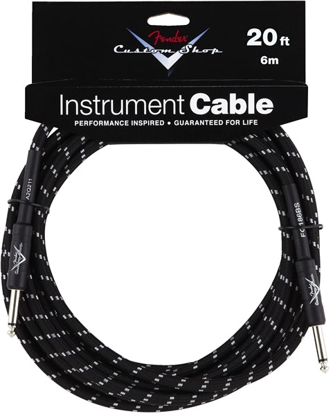 Cable Fender Custom Shop Para Guitarra 6 Mts Forrado, 0990820052