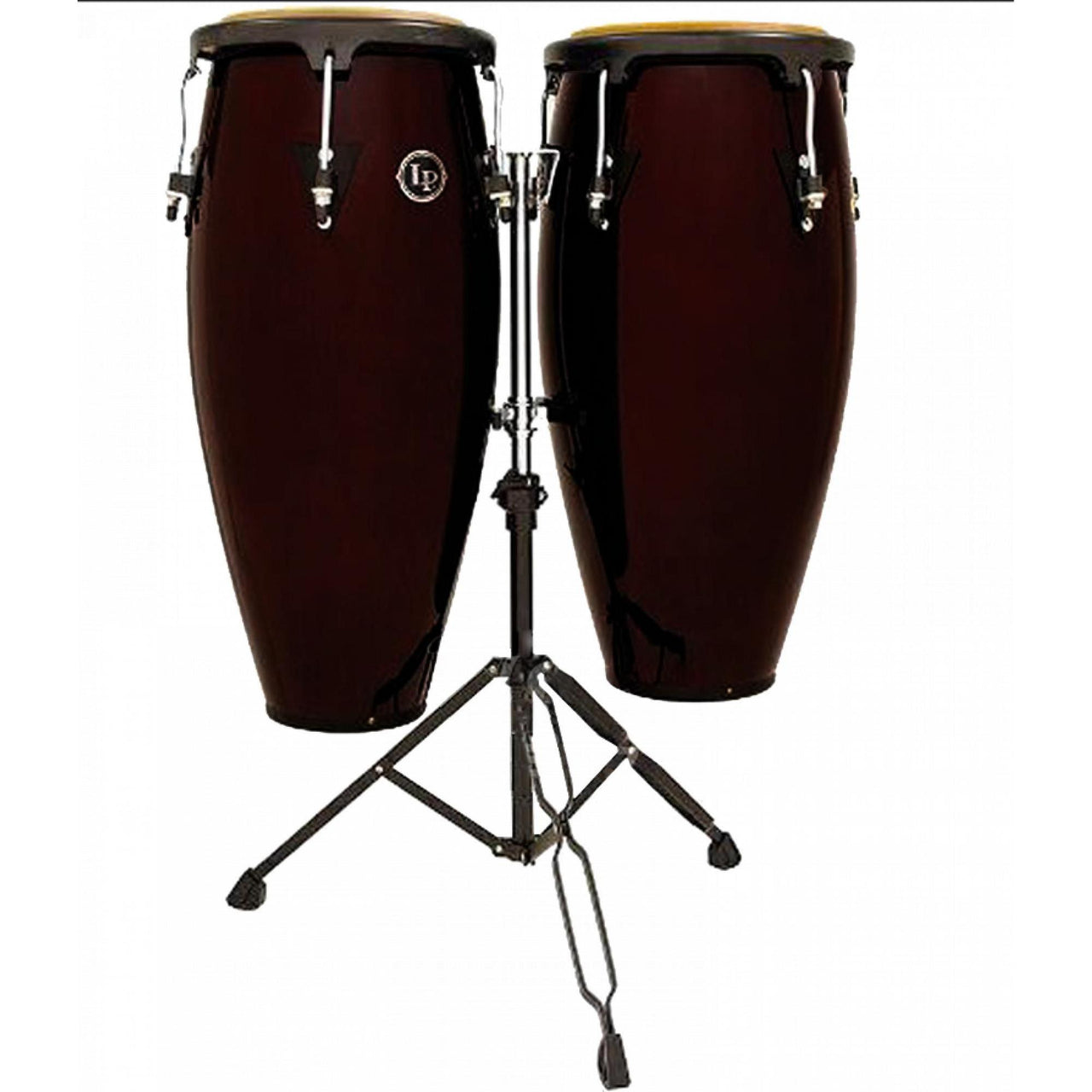 Congas Lp Aspire 11"y12" Madera Vino C/atril, Lpa647-dw