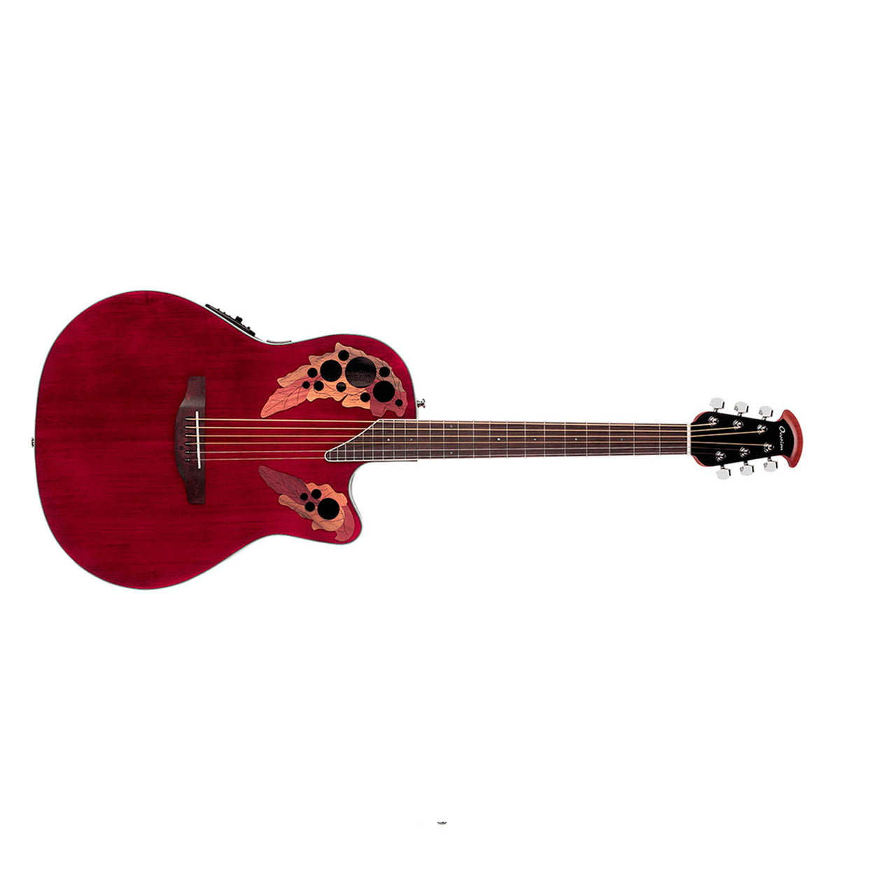 Guitarra Electroacustica Ovation Elite Ss Ruby Red Ce48-Rr
