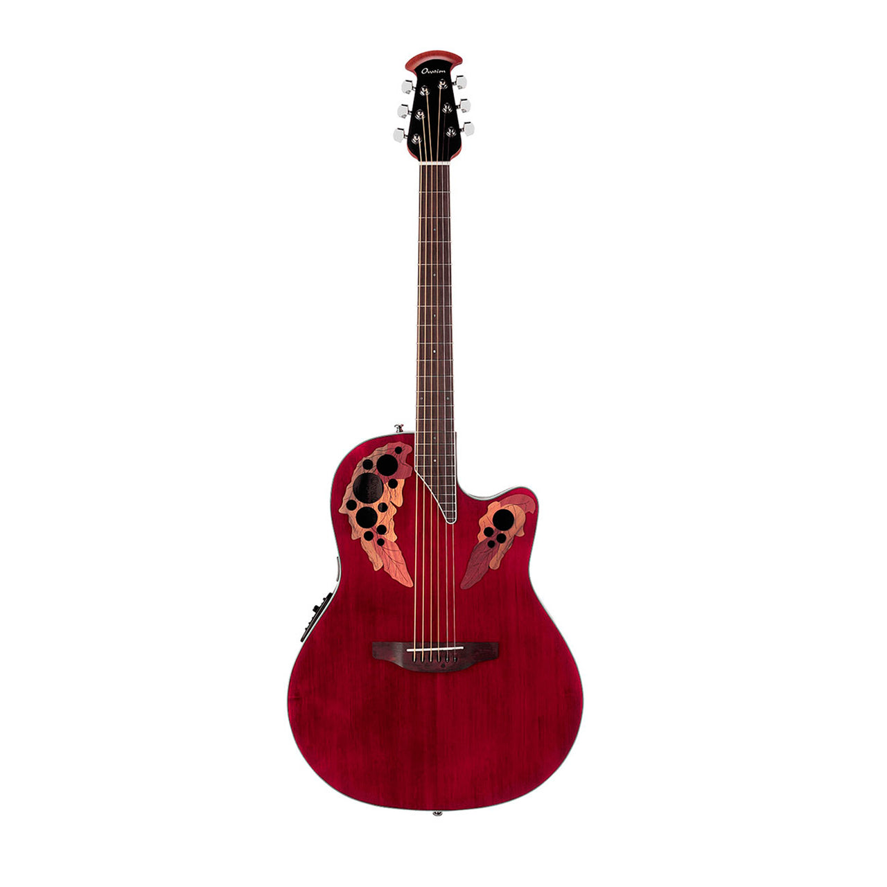 Guitarra Electroacustica Ovation Elite Ss Ruby Red Ce48-Rr
