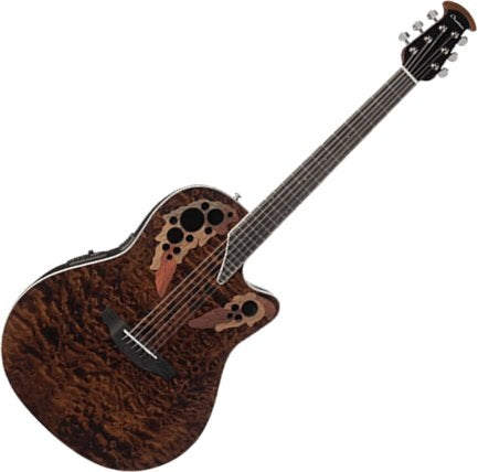 Guitarra Electroacustica Ovation Elite Plus Ss Tigerr Eye Ce48p-Tge