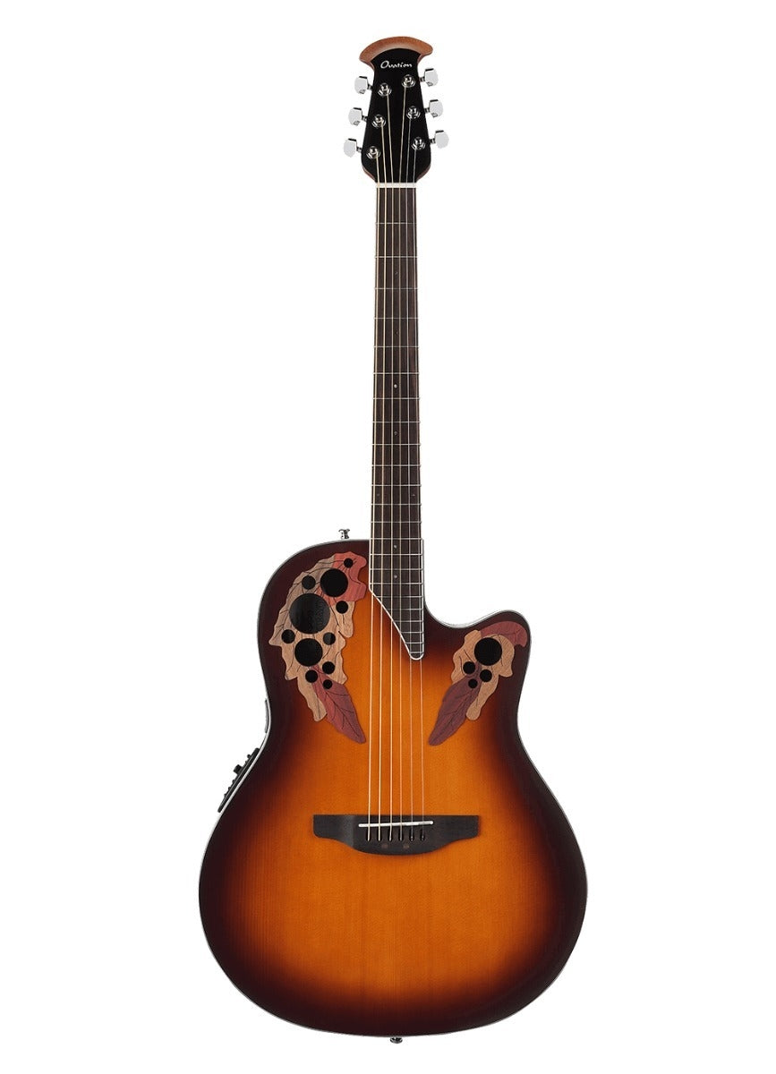 Guitarra Electroacustica Ovation Elite Ss Sunburst, Ce48-1