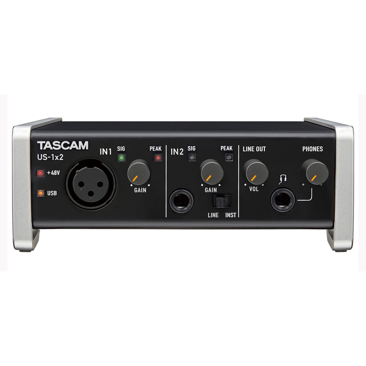Interface Tascam De Audio Usb De 2 Canales Us-1x2