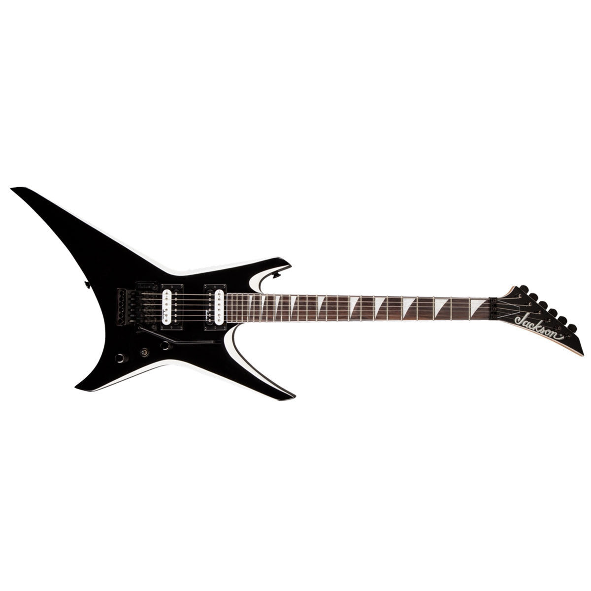 Guitarra Eléctrica Jackson Js32 Warrior Rw Fb Black W/Wht, 2910135572
