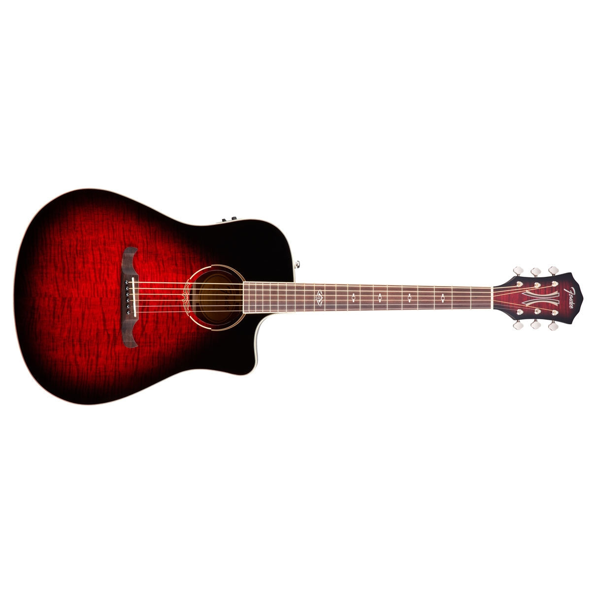 Guitarra Eacust. Fender T-Bucket 300-Ce Flame Maple Tcs V3, 0969089075