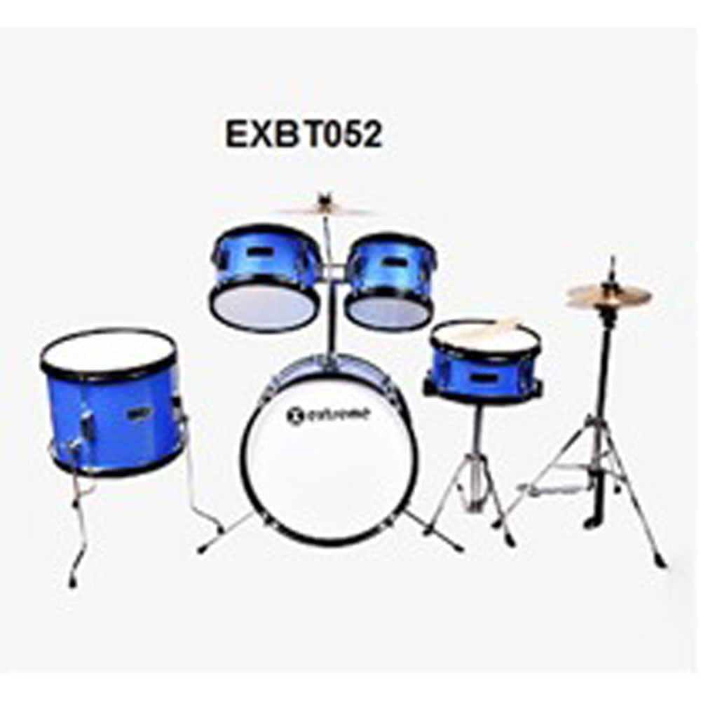 Bateria Extreme Junior Azul Claro Sparkle 5 Piezas Exbt052