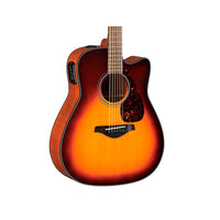 Thumbnail for Guitarra Electroacustica Yamaha Folk Jumbo Fgx730scbs