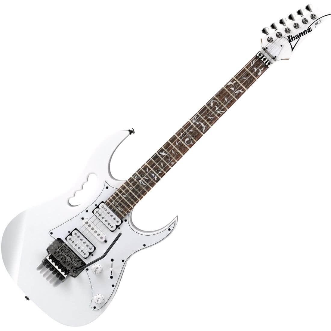 Guitarra Electrica Ibañez "Steve Vai" Blanca , Jemjr-Wh Mina