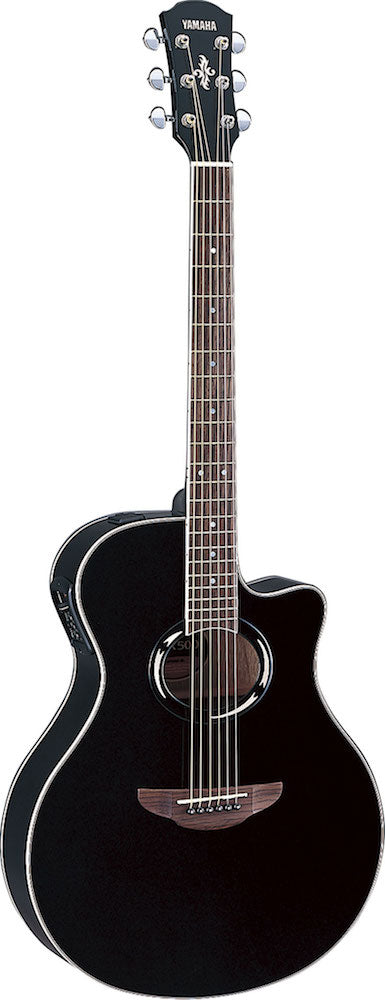 Guitarra Electroacustica Yamaha Apx Negra Cuerdas De Acero, Apx500iiibl