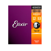 Thumbnail for Encordadura Elixir P/Guitarra Electroacutica, .012-.053, 16052