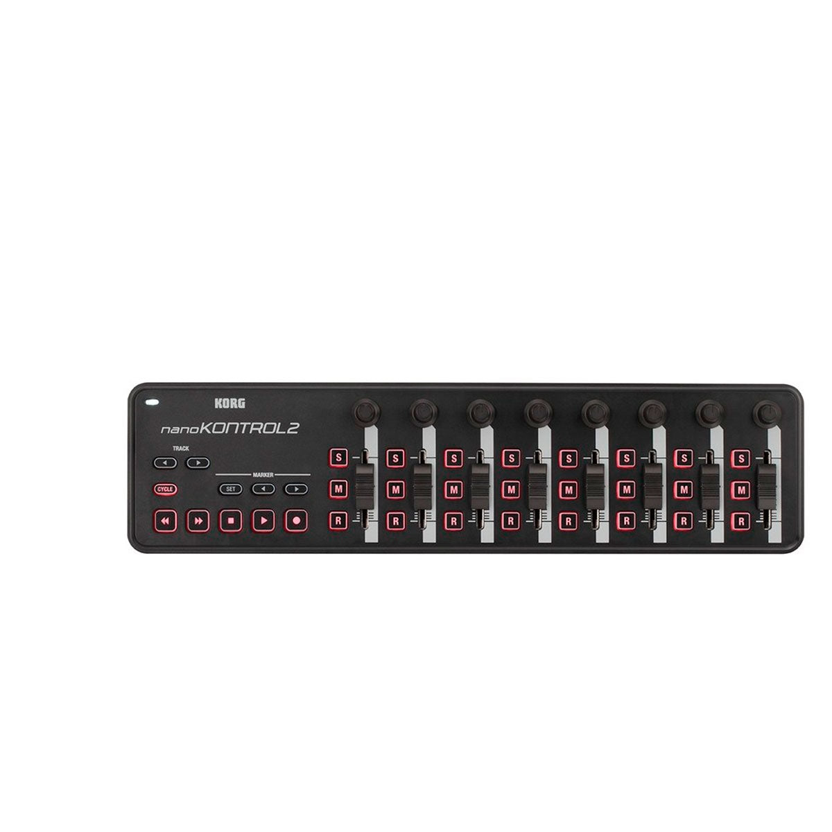Controlador Korg De Usb-Midi Faider Generacion 2, Nanokontrol2-Bk