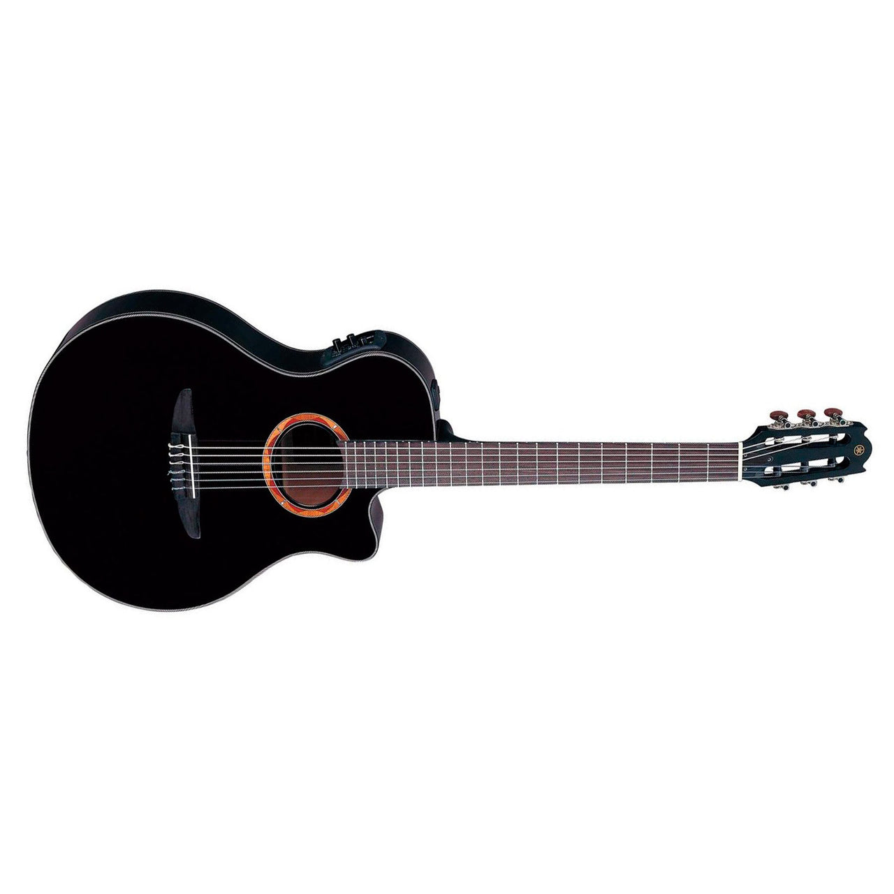 Guitarra Electroacustica Yamaha Cuerdas Nylon Delgada Negra Ntx700bl