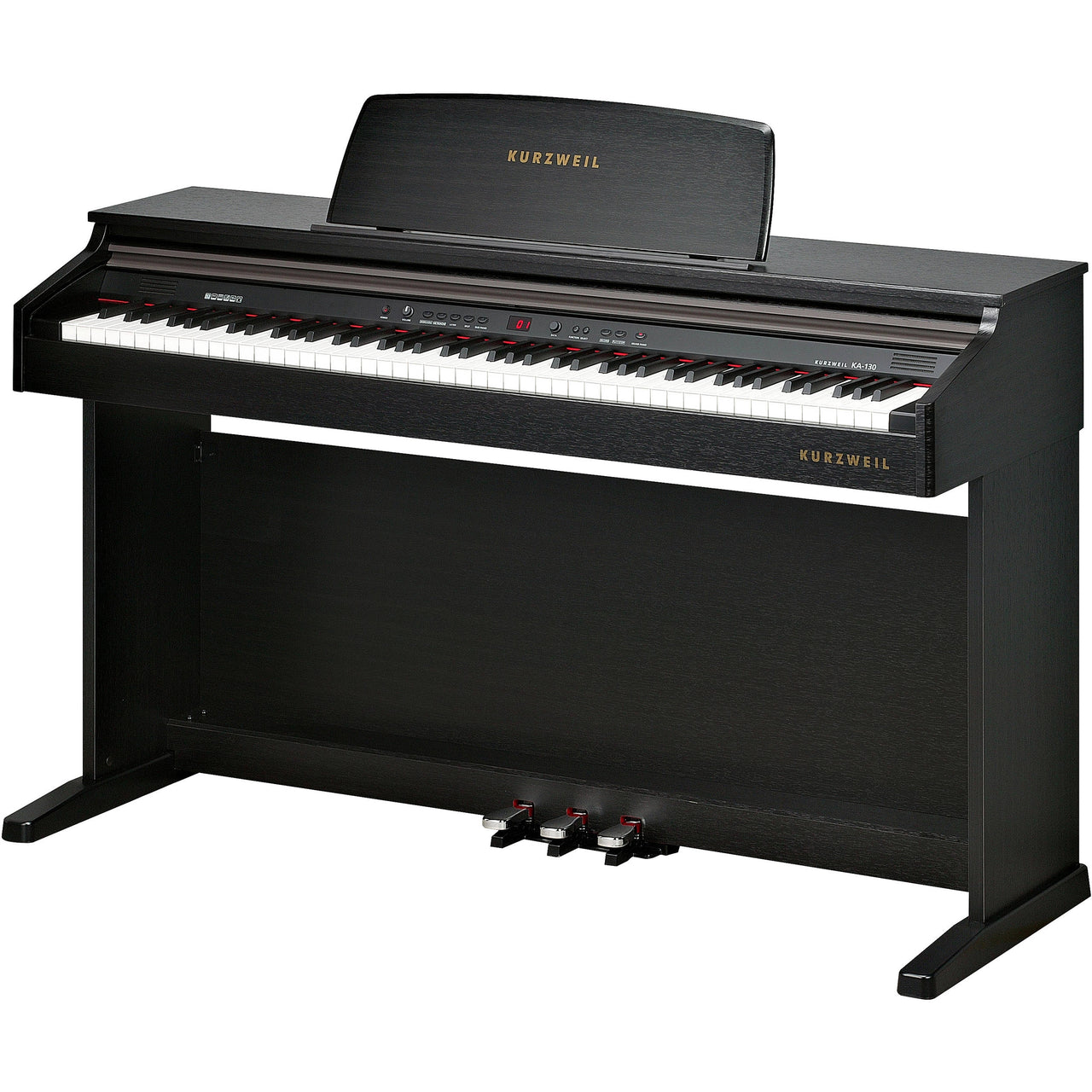 Piano Digital Kurzweil C/Base 88 Teclas De Peso Completo, Ka130sr