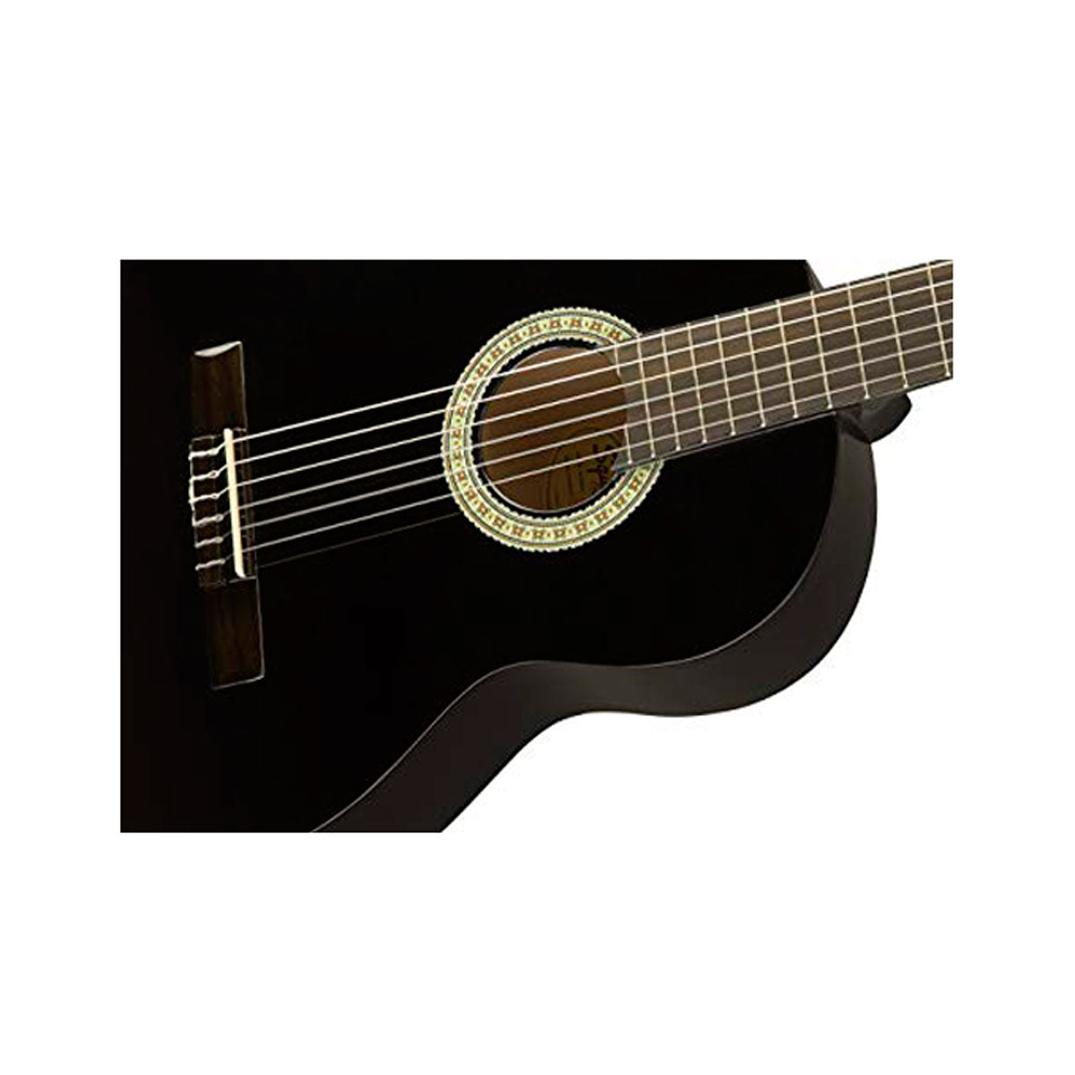 Guitarra Acústica Clásica Fender  Squier Negra Sa-150n 0961091006