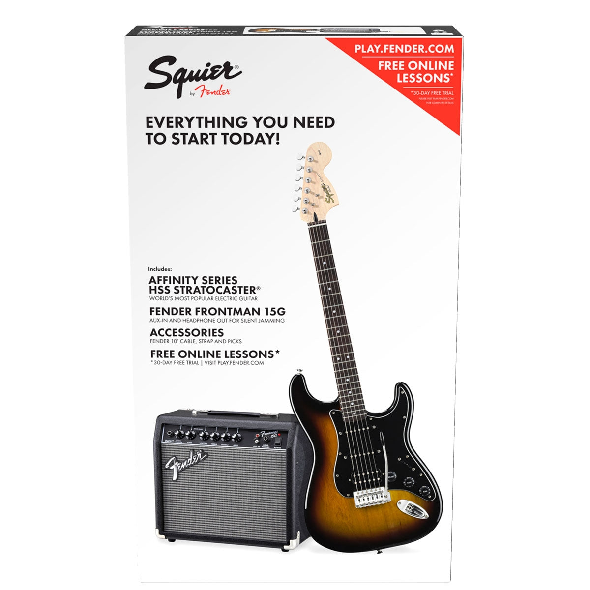 Paquete Guitarra Electrica Fender Stratocaster   0371814032