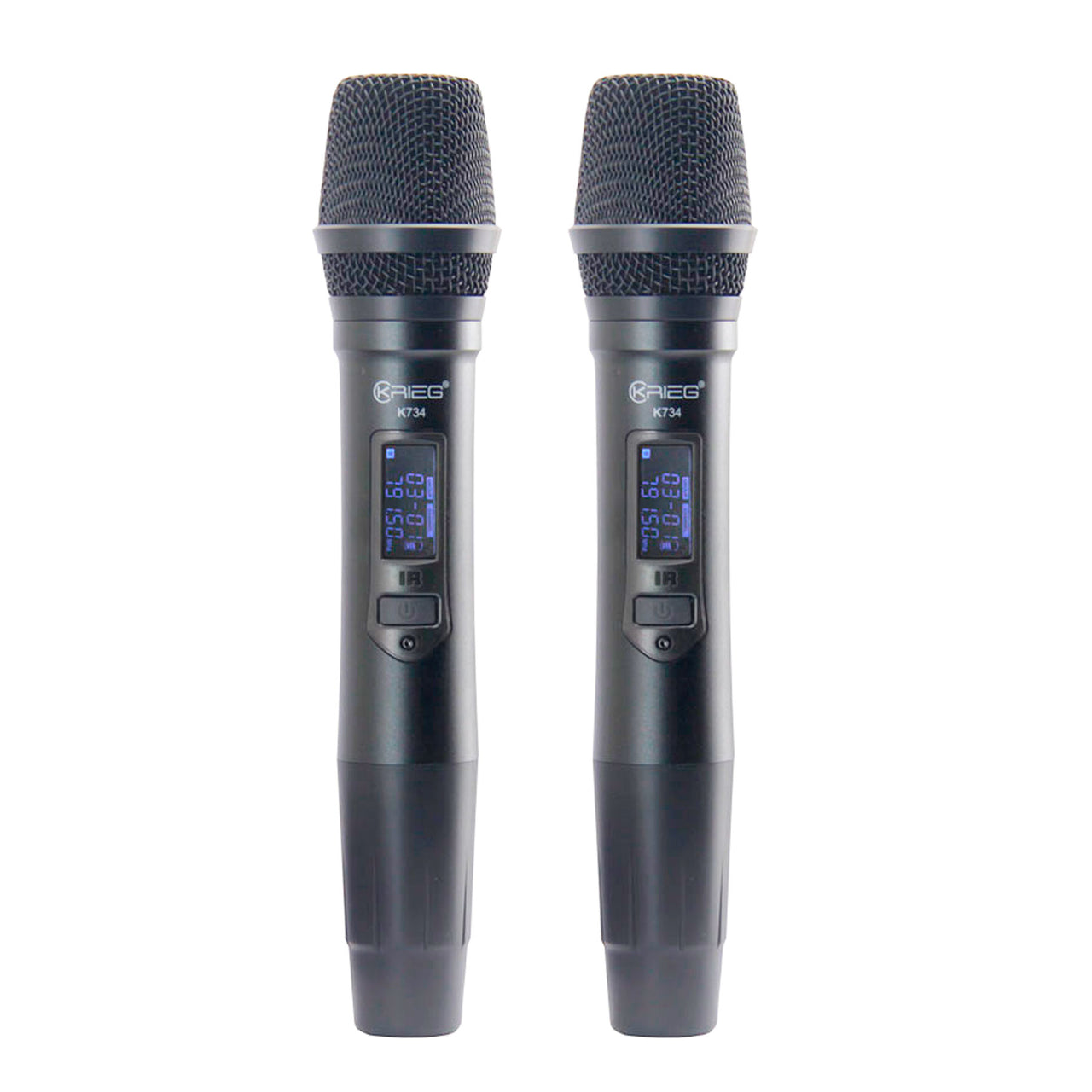Microfono Krieg Inalambrico 2 Mano Uhf, K-734d