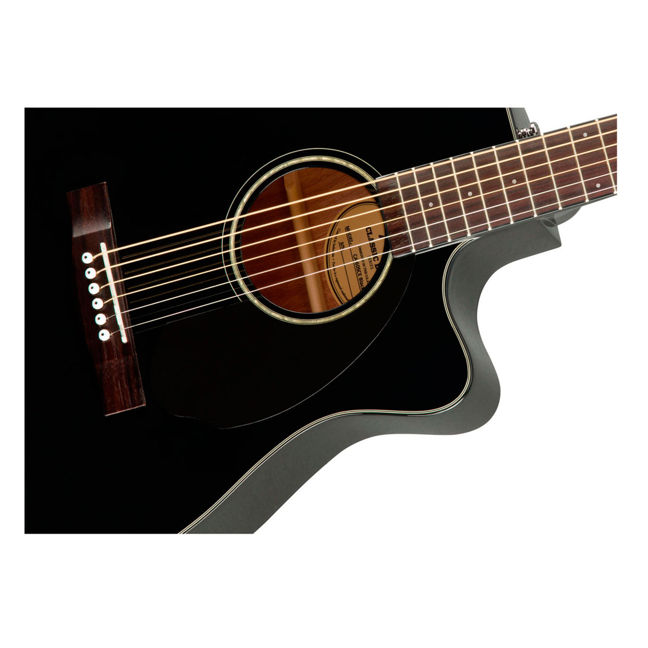 Guitarra Electroacustica Fender CC60 SCE Concert NEGRA  0970153006