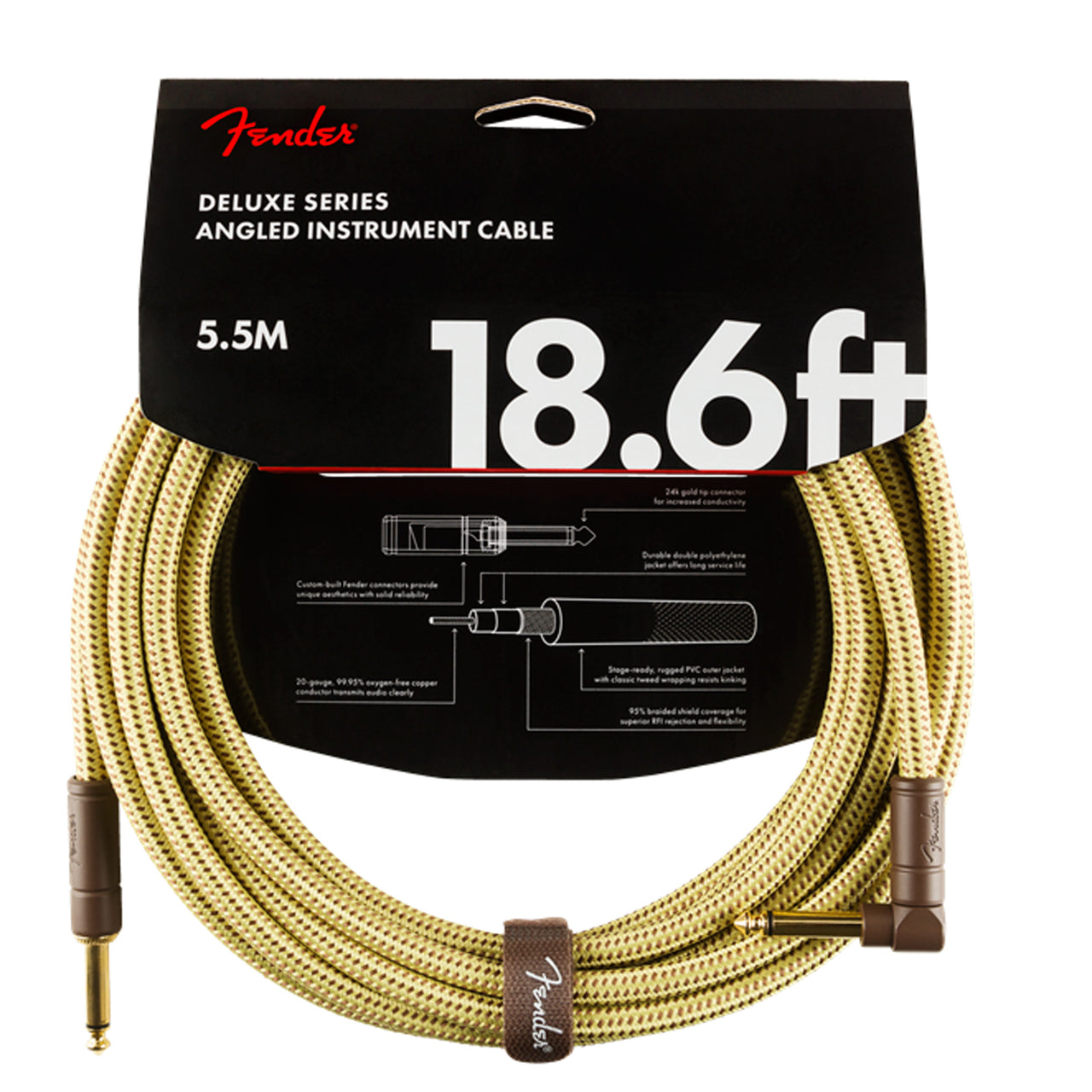 Cable Fender Para Instrumento 5.5 Metros 0990820082