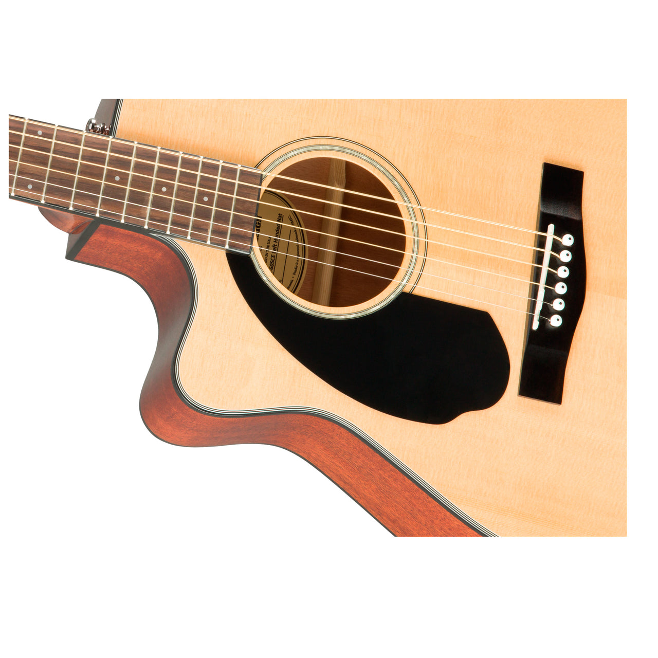 Guitarra Electroacústica Fender CC 60SCE zurda Concert  Natural 0970158021