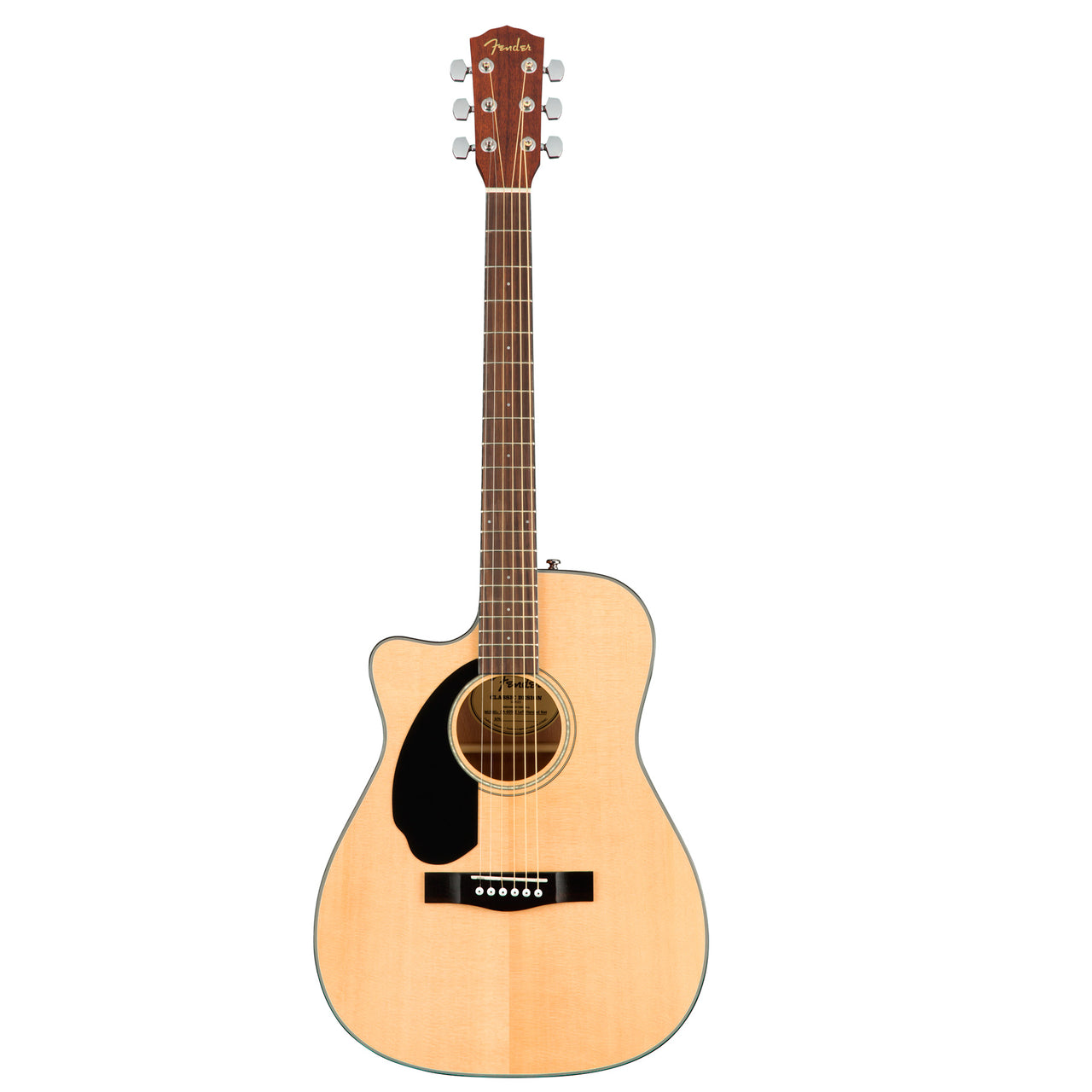 Guitarra Electroacústica Fender CC 60SCE zurda Concert  Natural 0970158021