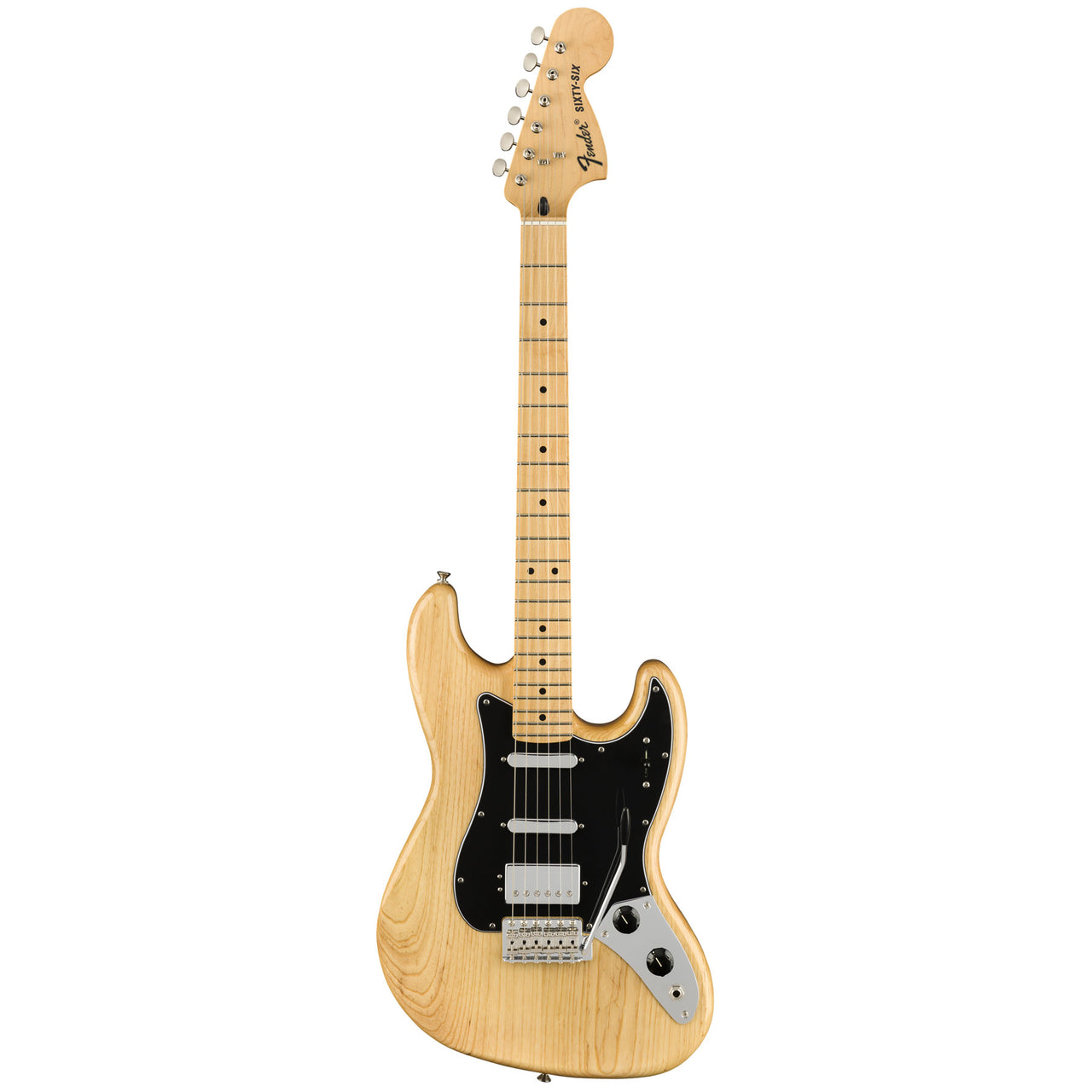 Guitarra Fender Sixty-Six Mexicana Eléctrica Natural 0145022321