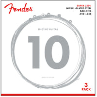 Thumbnail for Encordadura Fender Para Guitarra Electrica 10-46 3pack 250r