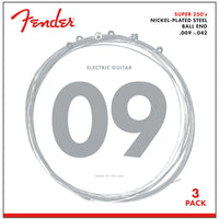 Thumbnail for Encordadura Fender Para Guitarra Electrica 9-42 3pack 250l