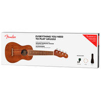 Thumbnail for Ukulele Fender Soprano Seaside Natural 0971610022