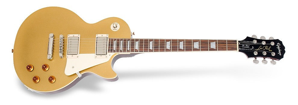 Guitarra Electrica Epiphone Lp Standard Met. Gold, Ens-Mgch1