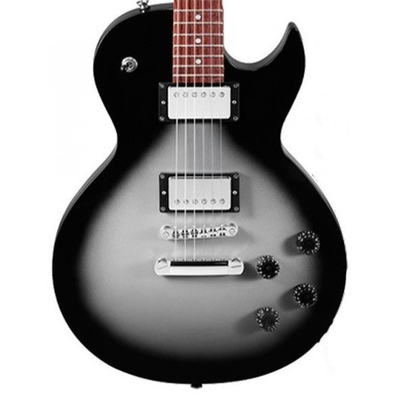 Guitarra Cort CR150-SBS Electrica Plata Sombreado