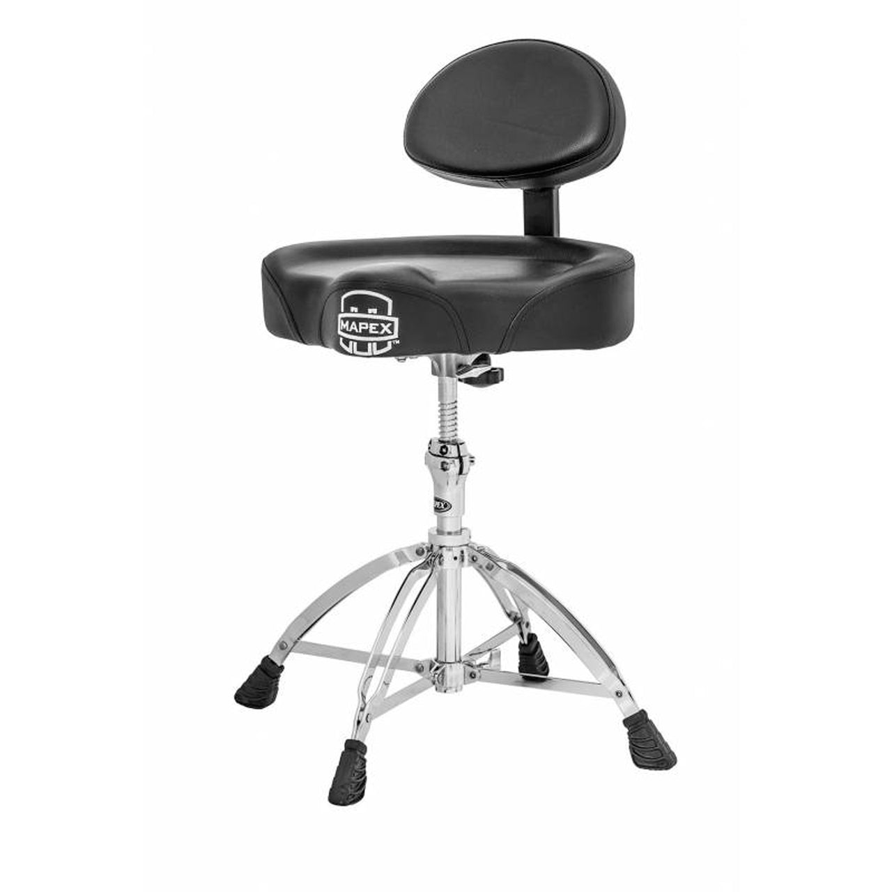 Banco Mapex Para Baterista Tipo Tractor Con Respaldo T775