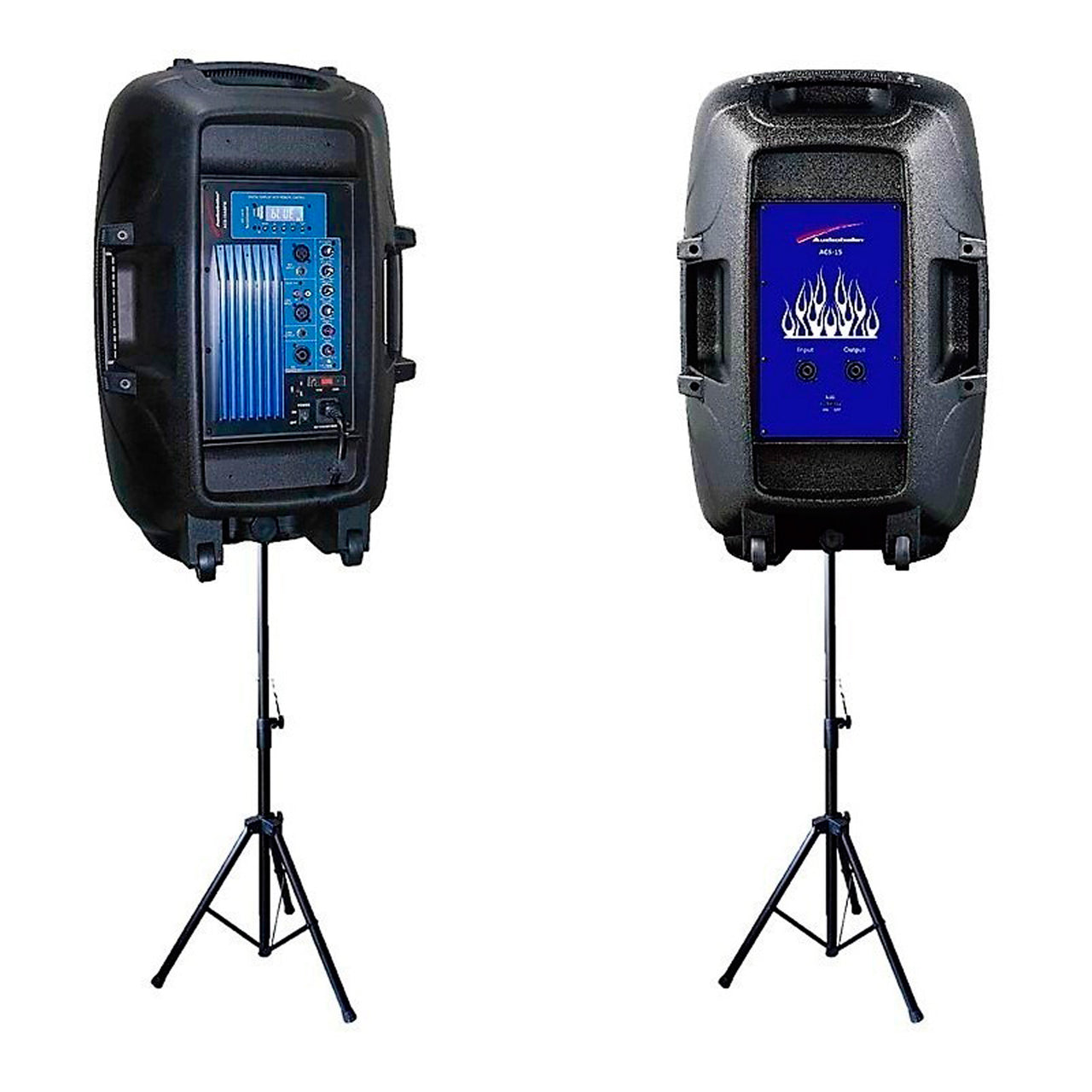 Paquete Bafle Audiobahn Act + Pas 15 Pulgadas Acombo15abfm