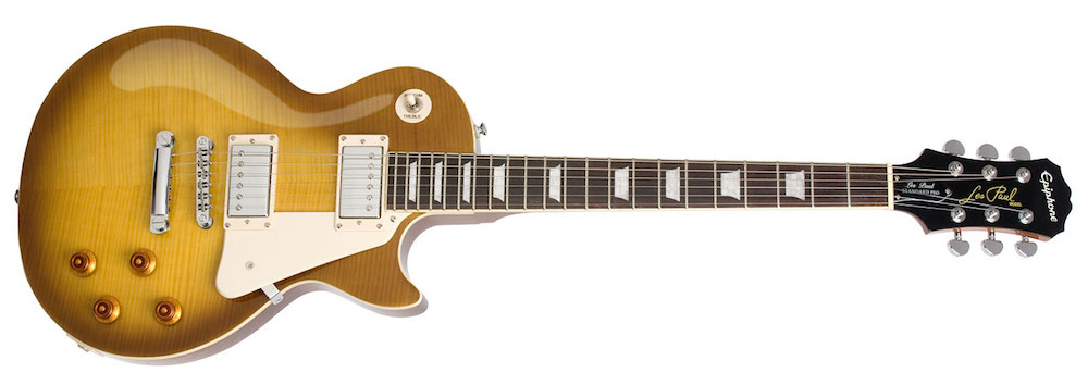 Guitarra Electrica Epiphone Lp Standard Plus Top Honeyburst, Enlphbnh1