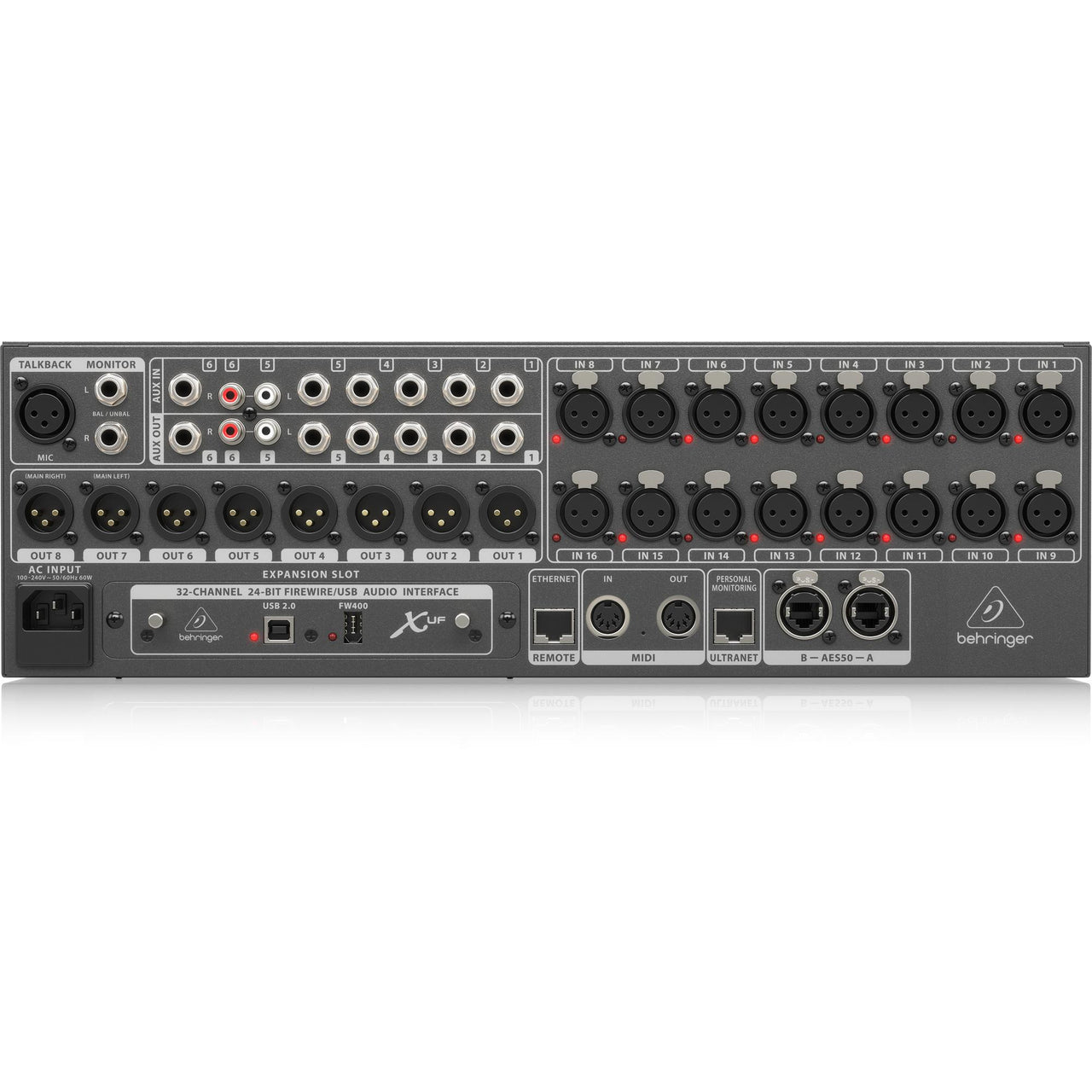 Mezcladora Behringer X32rack De Rack