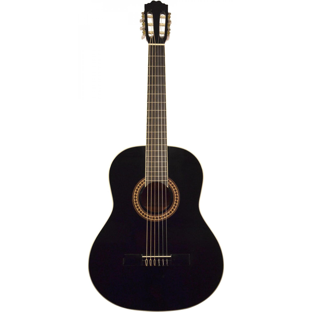 Guitarra Clasica La Sevillana Negra, A-2 Bk