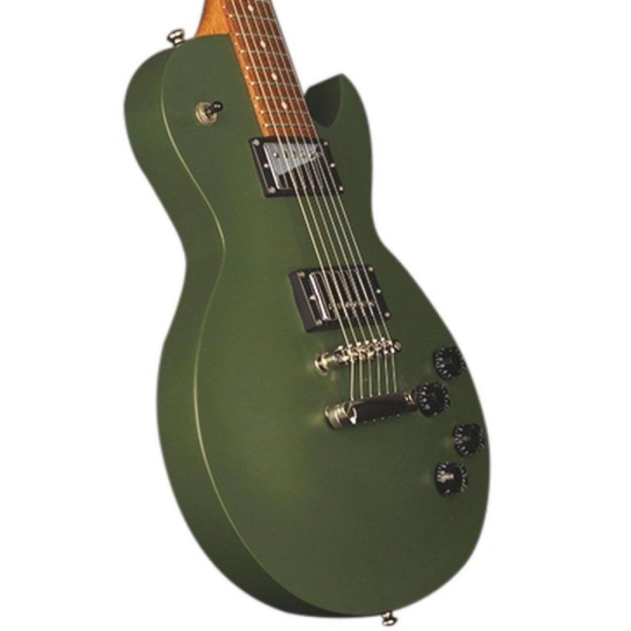 Guitarra Cort CR150-ODS Eléctrica Verde Olivo Mate