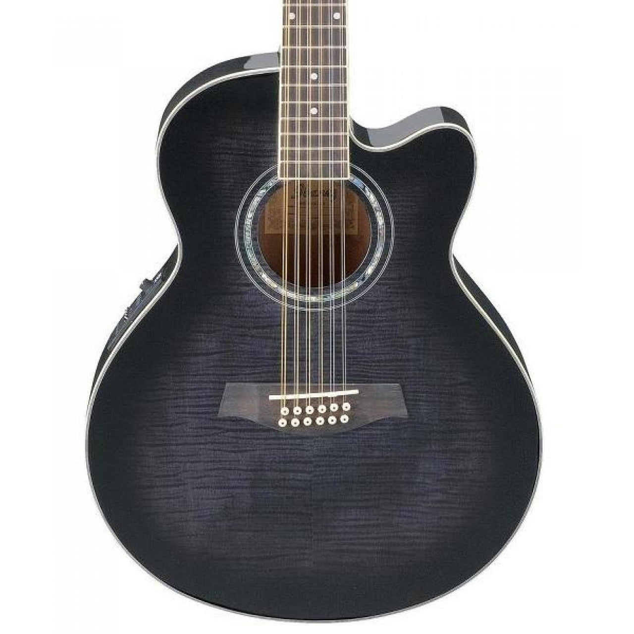 Guitarra Ibanez Ael2012e-tks Electroacustica 12 Cuerdas Negra