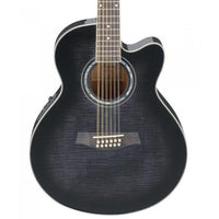 Thumbnail for Guitarra Ibanez Ael2012e-tks Electroacustica 12 Cuerdas Negra
