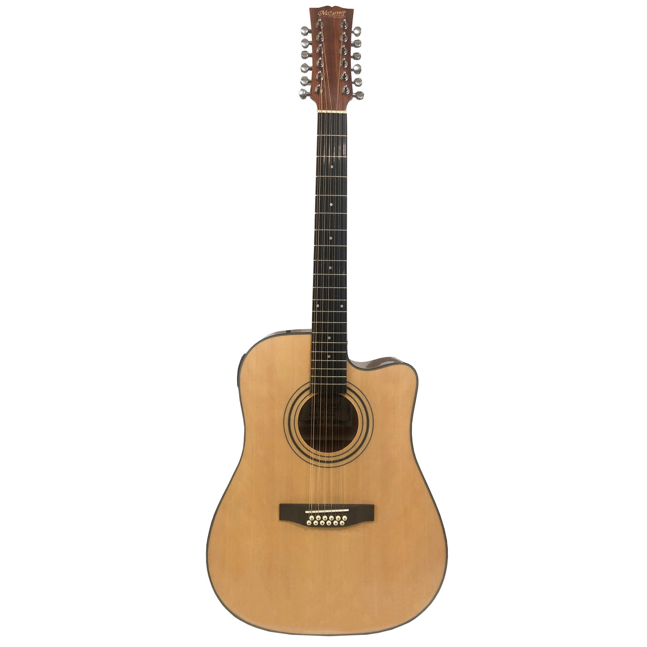 Guitarra Mc Cartney X-12-nt Electroacustica Natural 12 Cuerdas