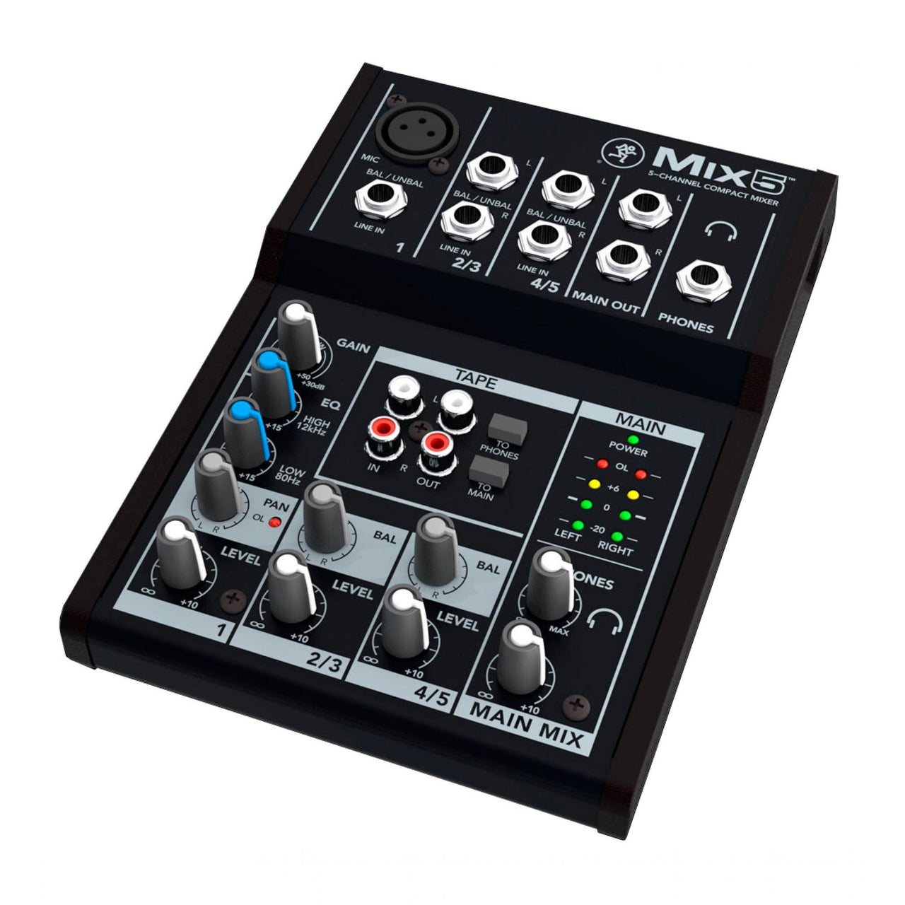 Mezcladora Mackie Mix5 Compacta 5 Canales